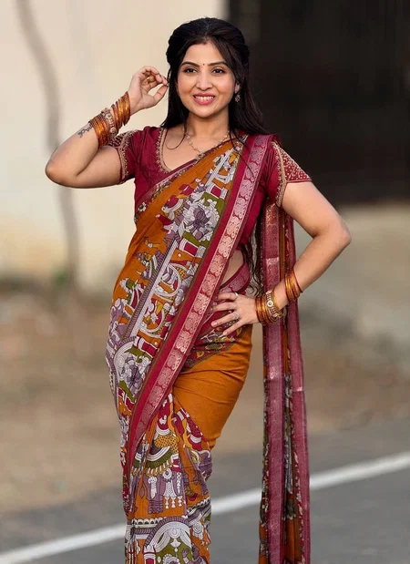 Wow Silk With Jari Work Fancy Sarees Wholesale Market In Surat With Price